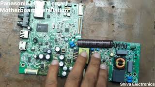 Panasonic LED TV Smart motherboard installation shiva electronics smart sony samsung panasonic [upl. by Coplin]