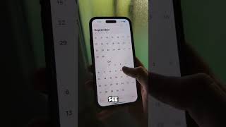 Calendar APP on iOS 18 tech smartphone techtok ios18 ios18beta ios18features tipsandtricks [upl. by Varipapa809]