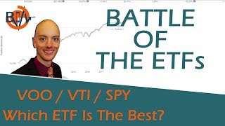 ETF Comparison of VOO VTI SPY  Is One The Best ETF [upl. by Anoek]