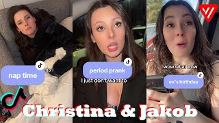 Christina amp Jakob TikToks 2024  Funny TikToks of Christina amp TheDane 2023  2024 [upl. by Fauch]