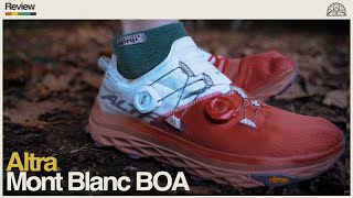 Not sure if BOA can fix it  ALTRA MONT BLANC BOA  Ginger Runner Review [upl. by Safier]