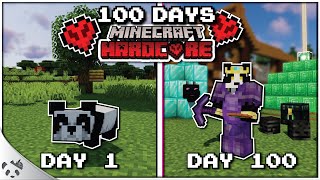 I SURVIVED 100 DAYS IN MINECRAFT HARDCORE  Movie [upl. by Matusow948]