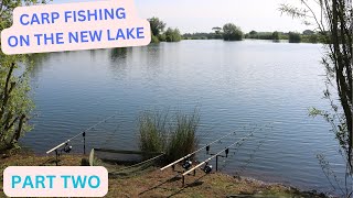 CARP FISHING ON THE NEW LAKE PART 2 carpfishing2024 fishing carpangling carping [upl. by Aeresed]