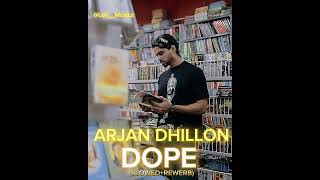 DOPE SLOWEDREWERB ARJAN DHILLON [upl. by Barsky]