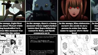 Death Note  All Difference Between Anime and Manga  Part 13 [upl. by Anifares]