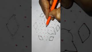 9X5 rangoli  muggulu  youtube shorts mater manju bijivemula [upl. by Aticilef]