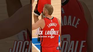 Jock Landales NBA Season Debut aussie nbapreseason [upl. by Hairacaz]