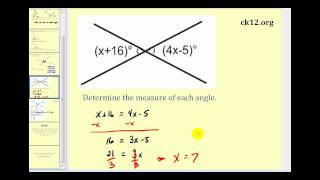 Complementary Supplementary and Vertical Angles [upl. by Jar119]