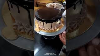 Chocolate cake 🎂🎂🎂🎂 design short video 🎂 design short video [upl. by Anwahs940]