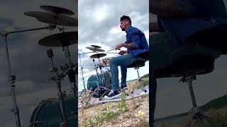 Push the Tempo  Fatboy Slim  Ya Mama DRUM COVER 🥁 shorts drumcover fatboyslim [upl. by Pearse]