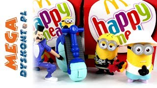 Minionki Happy Meal • wszystkie zabawki • zabawki z McDonalda • 2017 [upl. by Brottman796]