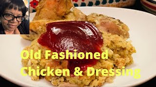 How To Make Old Fashioned Chicken and Cornbread Dressing  Great For Anytime [upl. by Salomon]