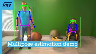 STM32N6  Multipose estimation demo [upl. by Hadleigh]