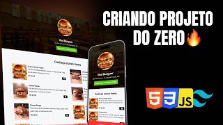 Criando projeto profissional do zero  HTML CSS TailwindCSS JavaScript  AULA 01 [upl. by Sadoc]