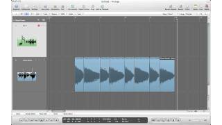 How To Logic Pro 9 Tutorial 8  Chopping Up Samples With Logic option 1 and the EXS24 Sampler [upl. by Assilac]