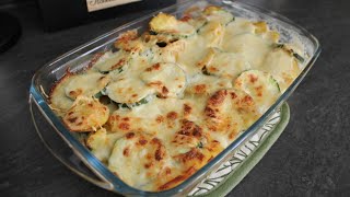 🥒🥔Gratin de courgette pomme de terre amp mozzarella🧀🍽️ recette [upl. by Cattier]