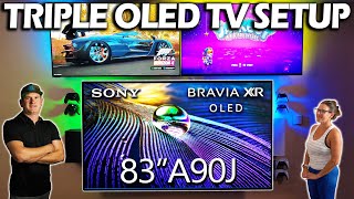 83quot Sony A90J OLED TV Setup PS5 amp Xbox Series X [upl. by Birck469]