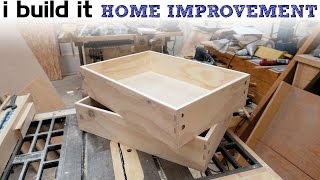 How To Make Drawers The Easy Way  Kitchen Cabinet Build [upl. by Nowad]