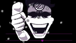 Deltarune  Mike Malware Fight [upl. by Ayad798]