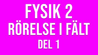 Fysik 2  Rörelser i fält del 1 av 4 [upl. by Minsk]