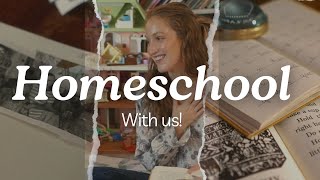 Homeschool with Us  Homeschooling 2nd and 3rd Grade Preschool and Toddler [upl. by Aissila]