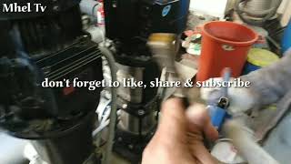 Greasing Grundfos  CR64 Water Pump [upl. by Dowzall]