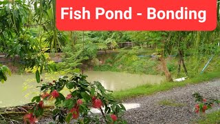 fishpond fish May nakuhang iheartyou Malaking isda sa fish pond farmlifevibes [upl. by Elesig]