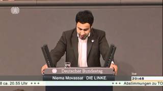 Niema Movassat DIE LINKE DeutschNamibische Versöhnung Entschuldigung jetzt [upl. by Lissak520]