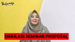 SIMULASI SEMINAR PROPOSAL kuantitatif [upl. by Pulsifer]