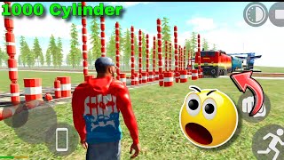 IMPOSSIBLE  Gas Cylinder Vs Train in Indian Bike Driving 3D game  Indian bike 3d game [upl. by Cattima]