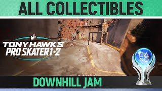 Tony Hawks Pro Skater 12  Downhill Jam  All Goals Alien Stat Points Vert amp VLogo 🏆 [upl. by Einnalem]