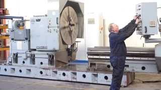 VDF WOHLENBERG Powerturn PT1  1400 MACH4METAL CNC Lathe Gross drehmaschine EXTREME Sliding bed [upl. by Elleron]