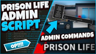 Prison Life Admin Script GUI Roblox Admin Commands Pastebin 2022 [upl. by Kcirrag468]