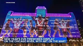 Fireworks planned along Chicago River at Navy Pier for New Years Eve [upl. by Llerol]