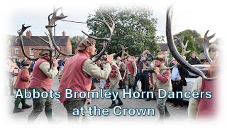 Abbots Bromley Horn Dancers at the Crown  2024 [upl. by Rozalin79]