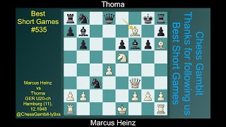 Marcus Heinz vs Thoma Best Short Games 535 [upl. by Hoi]