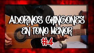 Adornos Chingones 4  Adornos en menor  La menor  Tutorial TABS  Guitarra [upl. by Adorl]