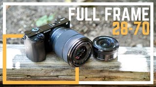 Sony Full Frame 2870mm Kit Lens  1650mm Comparison [upl. by Sehguh598]