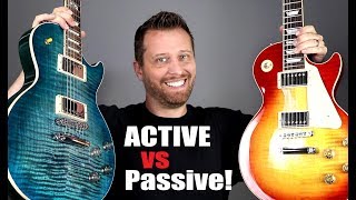 ACTIVE vs PASSIVE Pickups  Can You Hear The Difference [upl. by Ettevol341]