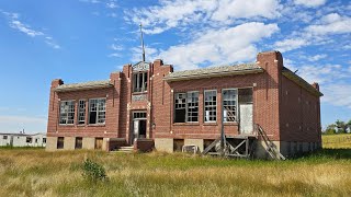 Abandoned brick school in Saskatchewan [upl. by Bodwell]