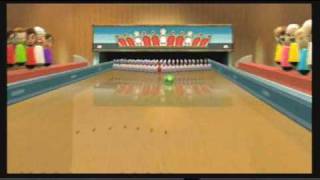 Wii Sports Resort  Bowling 100Pin Game [upl. by Friend]