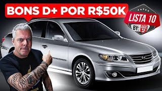 Esses são díficeis de errar 10 CARROS BONS PARA COMPRAR ATÉ R50000 [upl. by Enutrof]