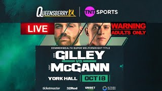 SAM GILLEY VS JACK MCGANN LIVE COMMONWEALTH SUPERWELTERWEIGHT CHAMPIONSHIP BOXING REACTION STREAM [upl. by Corrie]