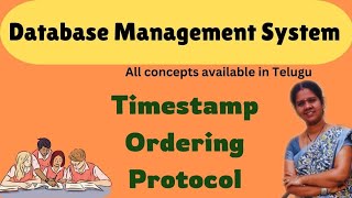 Timestamp ordering protocol in concurrency control  DBMS in telugu [upl. by Renmus]