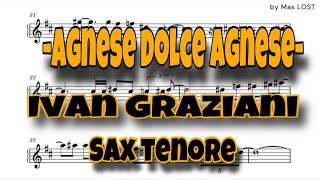 Ivan Graziani  Agnese dolce Agnese  sax tenore [upl. by Tormoria514]