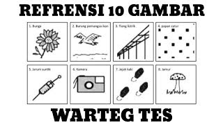 Gambar Tes Warteg Refrensi Lolos Psikotes [upl. by Aryc188]