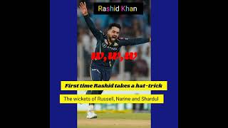 Rashid Khan  Hattrick  First time in ipl history for him ipl viral shorts [upl. by Ulda]