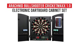 Arachnid Bullshooter Cricket Maxx 10 Electronic Dartboard [upl. by Keyek]