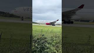 A350 Takeoff from manchester plane a350 aviation [upl. by Iphigenia]