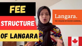 Langara College Fee Structure  How much FEES💰 did I pay langaracollege feestructure [upl. by Enileoj787]